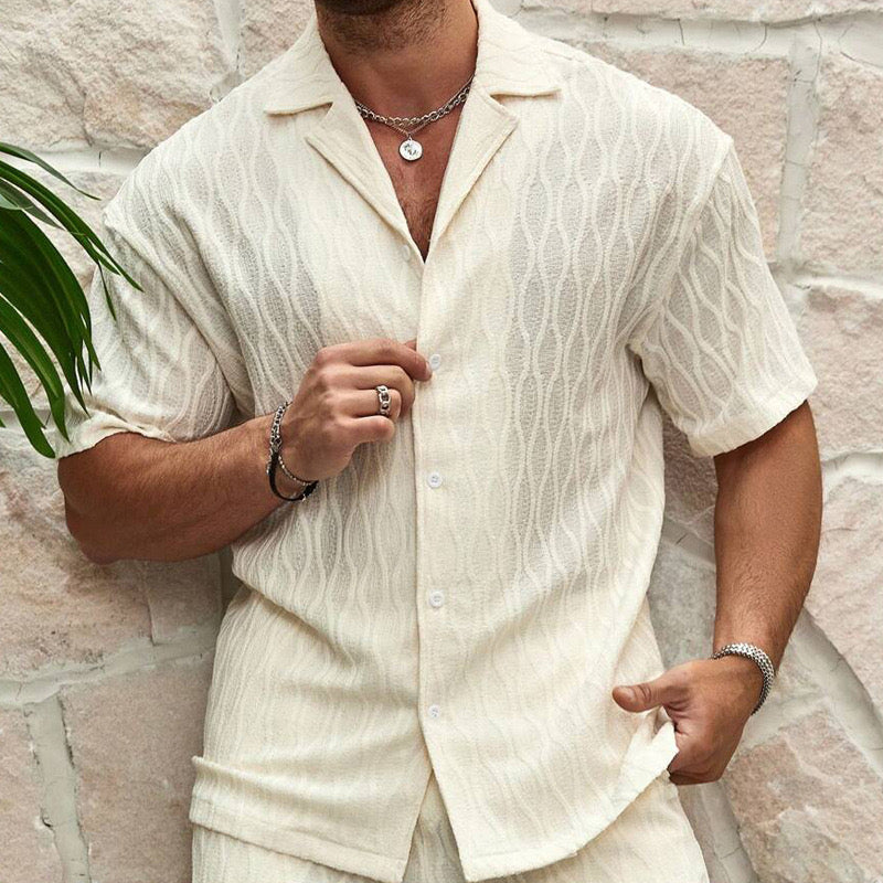 Gestructureerde outfit - Mykonos-set