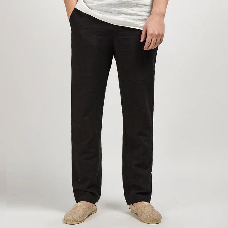 COMO Losse linnen broek