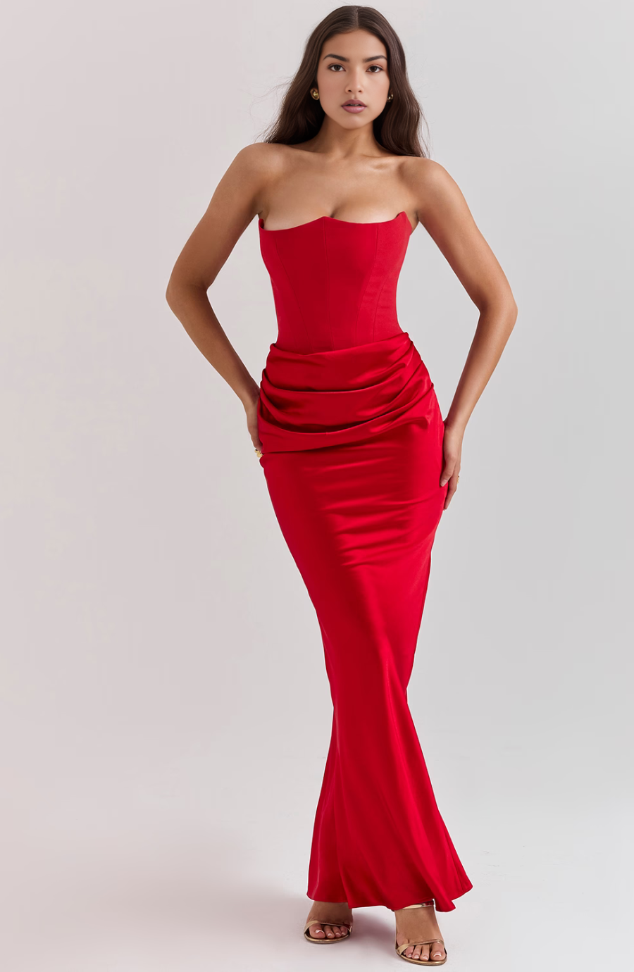 Tessa | Strapless maxi-jurk