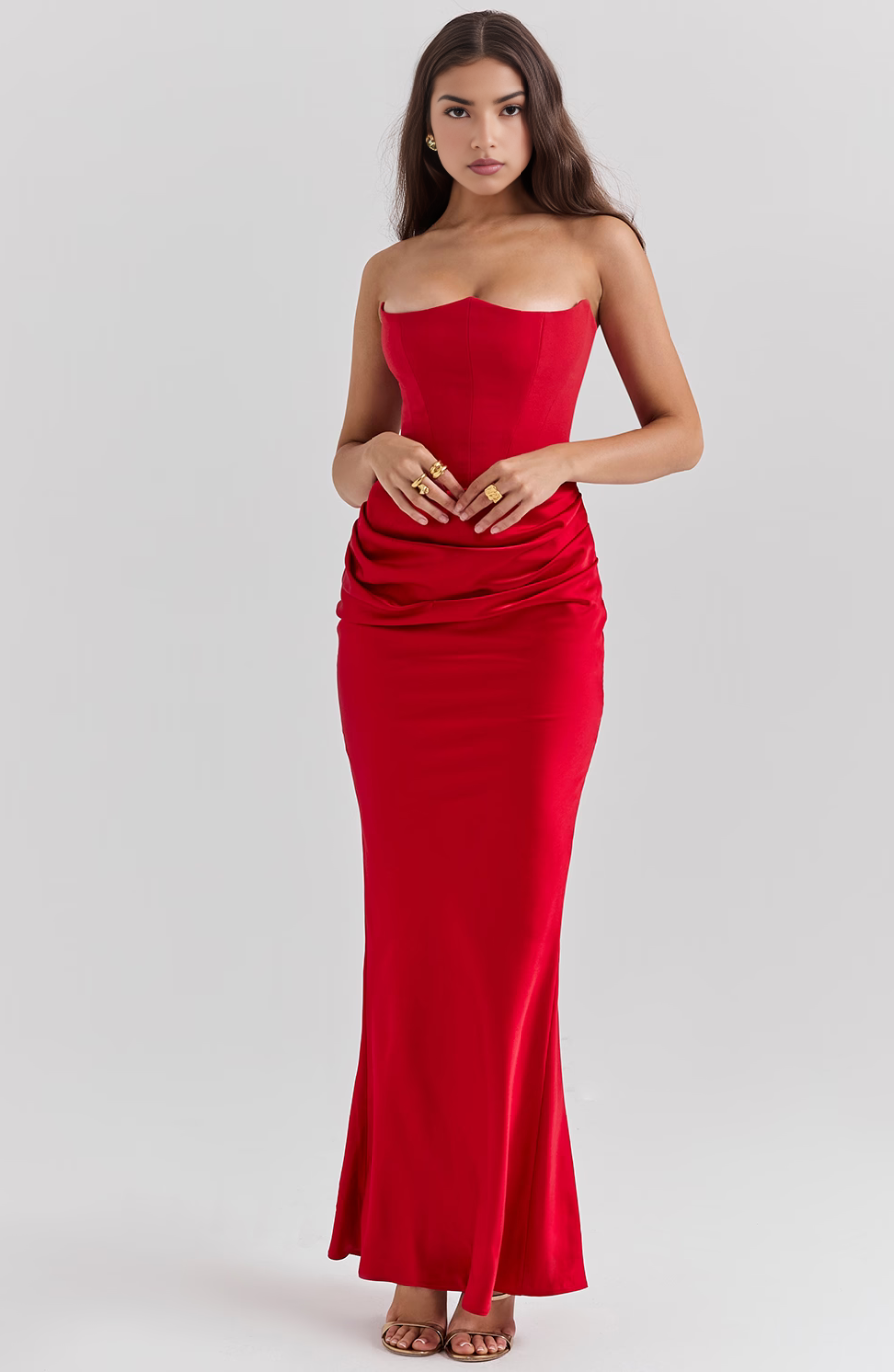 Tessa | Strapless maxi-jurk