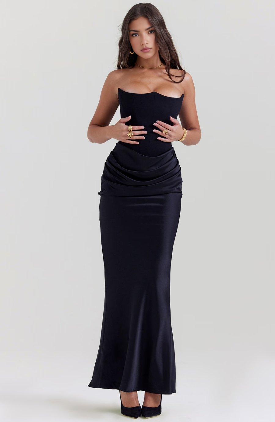 Tessa | Strapless maxi-jurk