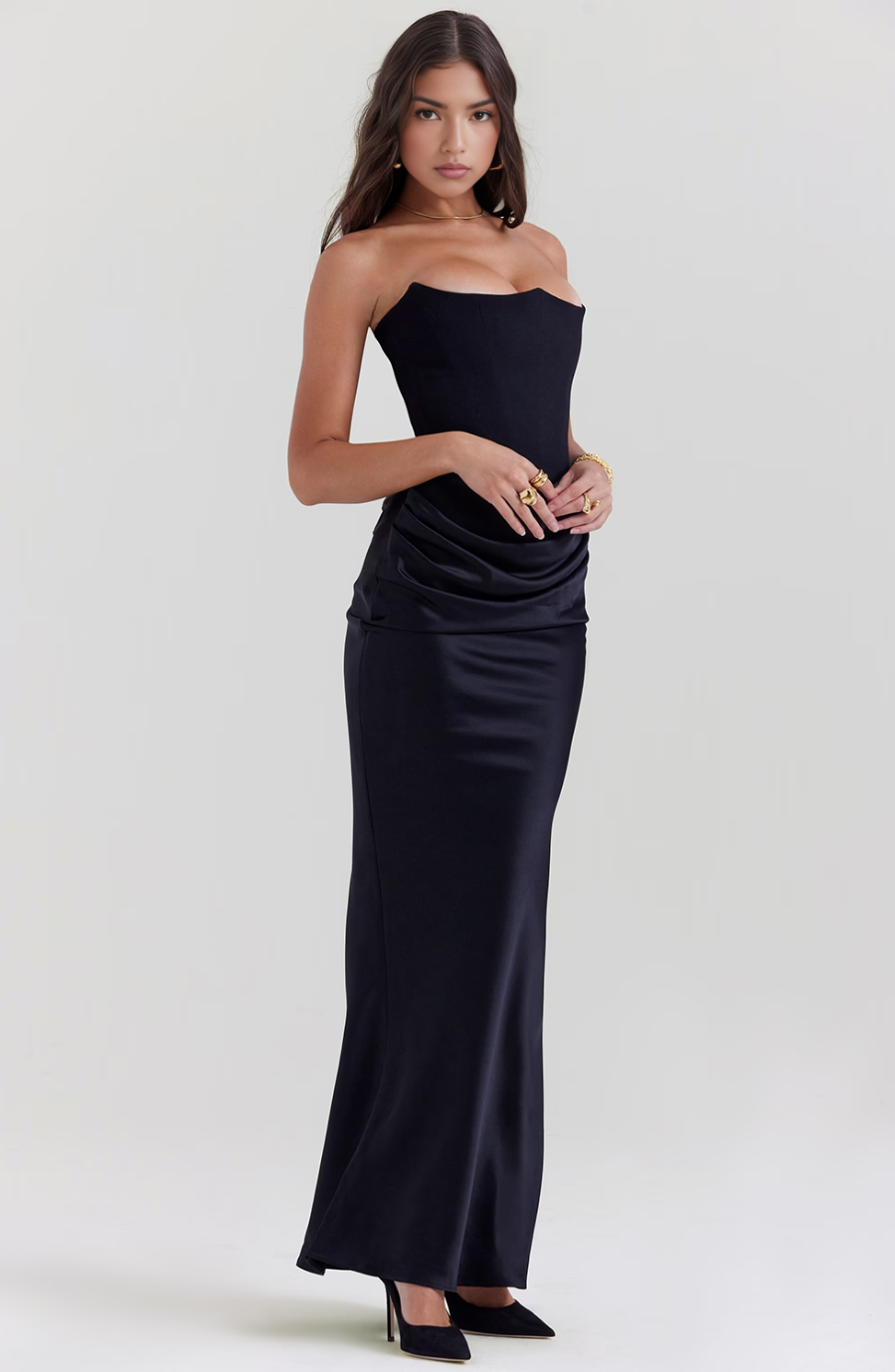 Tessa | Strapless maxi-jurk